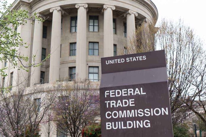 399778786 featured image Federal Trade Commission Building with sign and trees.