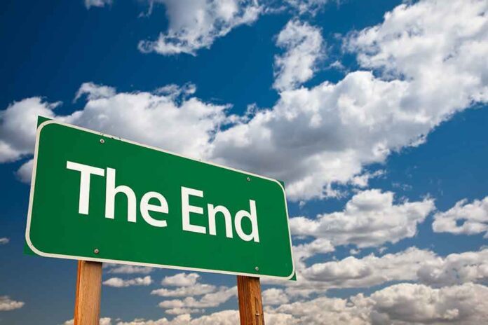 53647897 featured image Green sign with the words The End skyward