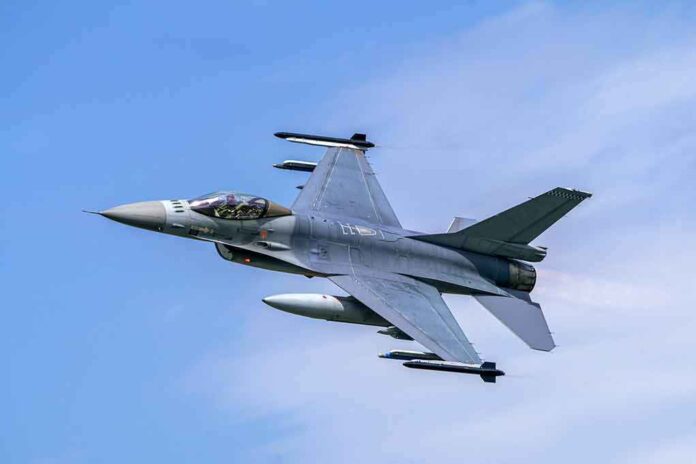 1629356173 featured image Jet fighter flying through clear blue sky