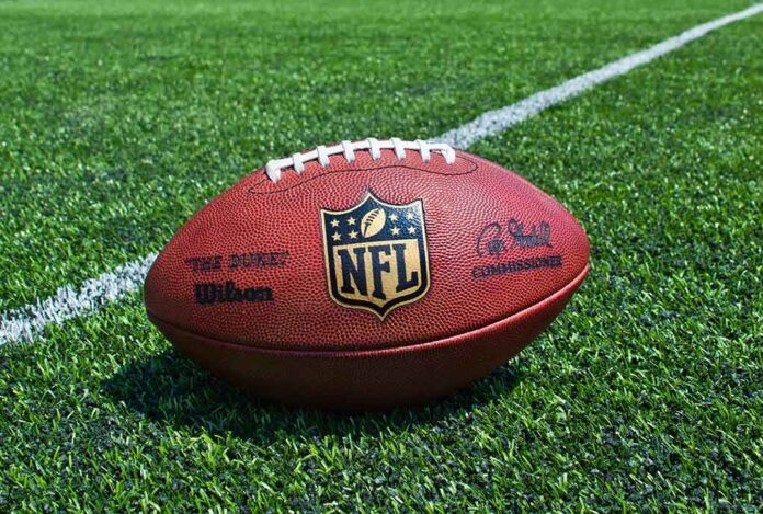 205708945 featured image NFL football on a green field