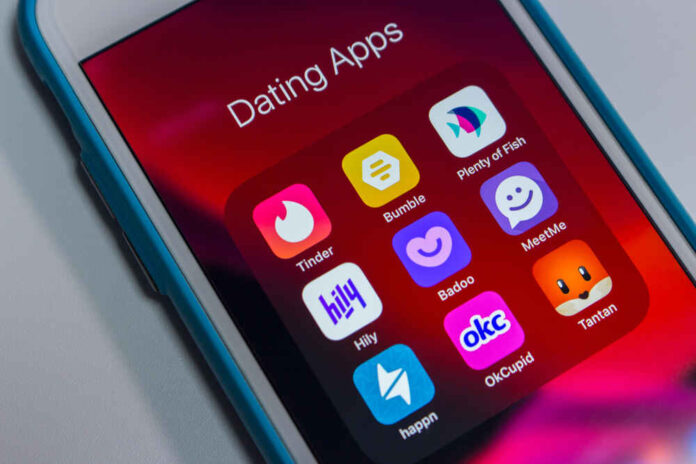 shutterstock_2015140574.jpg featured image Smartphone screen displaying various dating app icons
