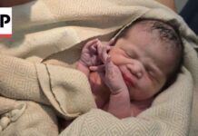 Baby Born MID-AIR — Shoelace Saves Life