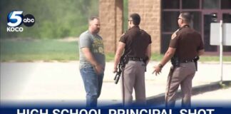 Hero School Principal Takes Bullet - Stops School Shooter