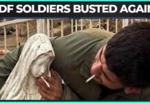 Cigarette in Virgin Mary's Mouth—Soldier CAUGHT