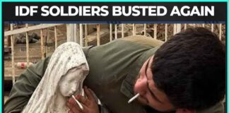 Cigarette in Virgin Mary's Mouth—Soldier CAUGHT
