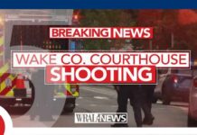 Suspect in custody, 2 lawyers shot outside Raleigh courthouse