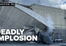 1 dead, 9 missing after tank implosion at Washington paper mill