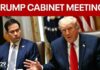 Trump holds cabinet meeting at Camp David