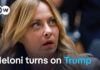 Italy's Meloni fires back after Trump says she 'begged' for photo | DW News