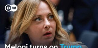 Italy's Meloni fires back after Trump says she 'begged' for photo | DW News