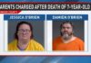 Couple charged with murder, child abuse after 7-year-old son dies weighing 255 pounds