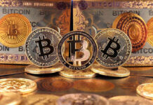 NEW $1 Coin Minted – Release Date Announced Bitcoin coins and bills displayed closely.