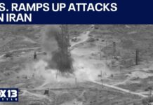 US ramps up attacks on Iran, blocks Strait of Hormuz | FOX 13 Seattle