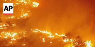 Firefighters battle one of Spain's biggest-ever wildfires