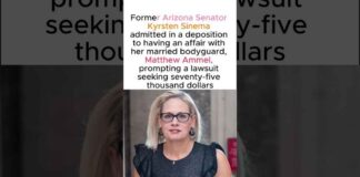 Kyrsten Sinema admits affair with married bodyguard as ex ...