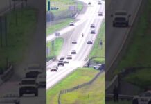 A look at the crash that ended the police chase Tuesday evening.