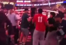 Swastikas Erupt Inside U.S Arena Gypsy Crusader fans gets destroyed at KIA CENTER in Orlando Florida.