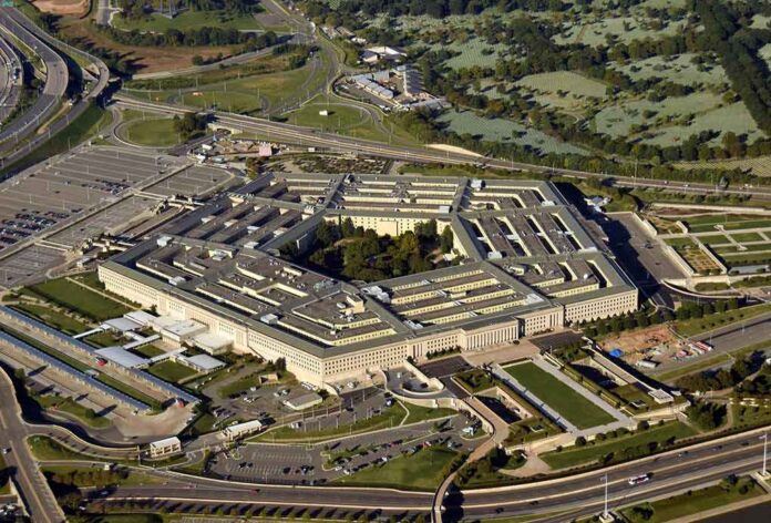 shutterstock_1210283029 Pentagon building seen from above