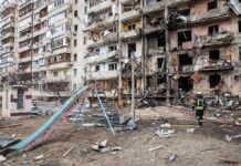 Tourist Hotspot EXPLODES – Americans Among Dead Damaged apartment building behind a playground slide
