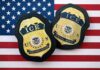 Bystander Video Captures ICE Shooting – Must Watch! ICE badges on an American flag background