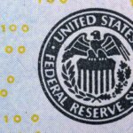 Federal Reserve System seal on U.S. currency