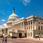 Nancy Mace Goes Nuclear — Says Every Muslim is a Threat to the Republic United States Capitol building with dome and columns under a blue sky
