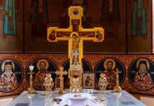 Christian Converts Face Life in Prison After FLEEING Islam Orthodox church altar with large gilded cross and icons