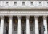 Entire Federal Bench Recuses Jack Smit Lawsuit United States courthouse facade with Corinthian columns